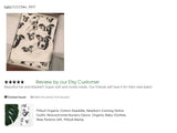 Pit Bull Dog Print Organic Cotton Unisex Baby Mittens And Hat Set