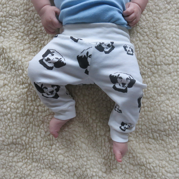 beagle dog print baby leggings