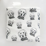 Goldendoodle Print Organic Cotton Baby Lovey 18" x 18"