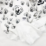 Labrador Retriever Dog Print Organic Cotton Baby Swaddle Blanket 35" x 35"
